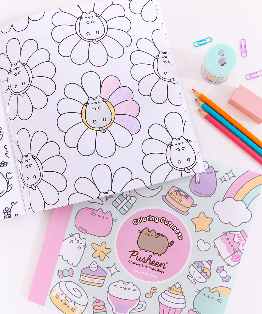 Coloring Cuteness: A Pusheen Coloring & Activity Book – Pusheen Shop