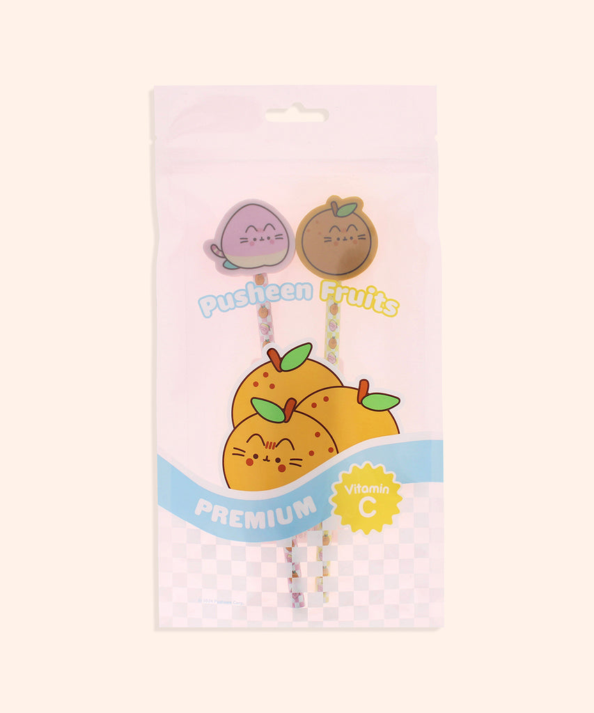 Pusheen Fruits 2-Pencil Set – Pusheen Shop