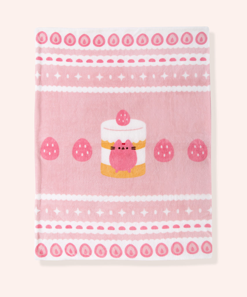 Pusheen On Cloud fashion Throw Blanket Pink Very RARE