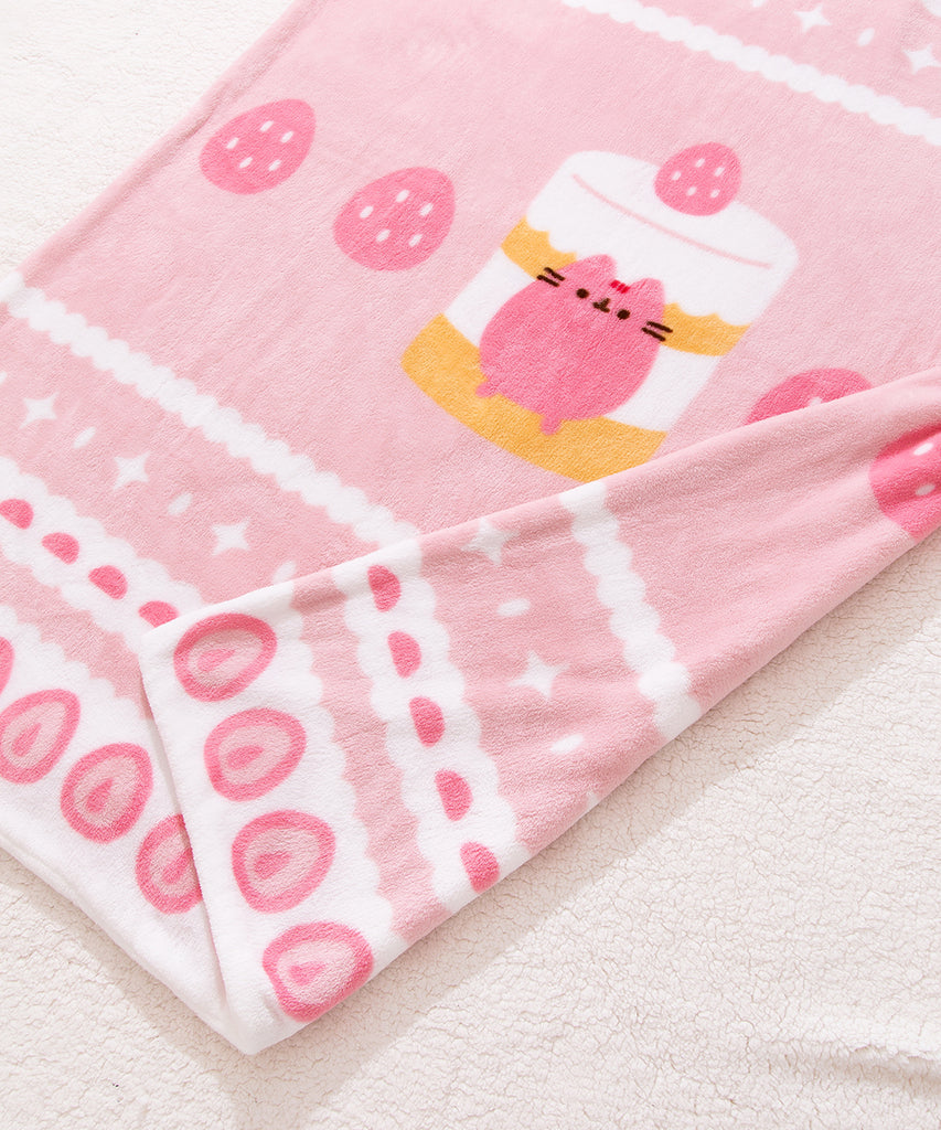 Pusheen On Cloud Throw Blanket outlet Pink Very RARE