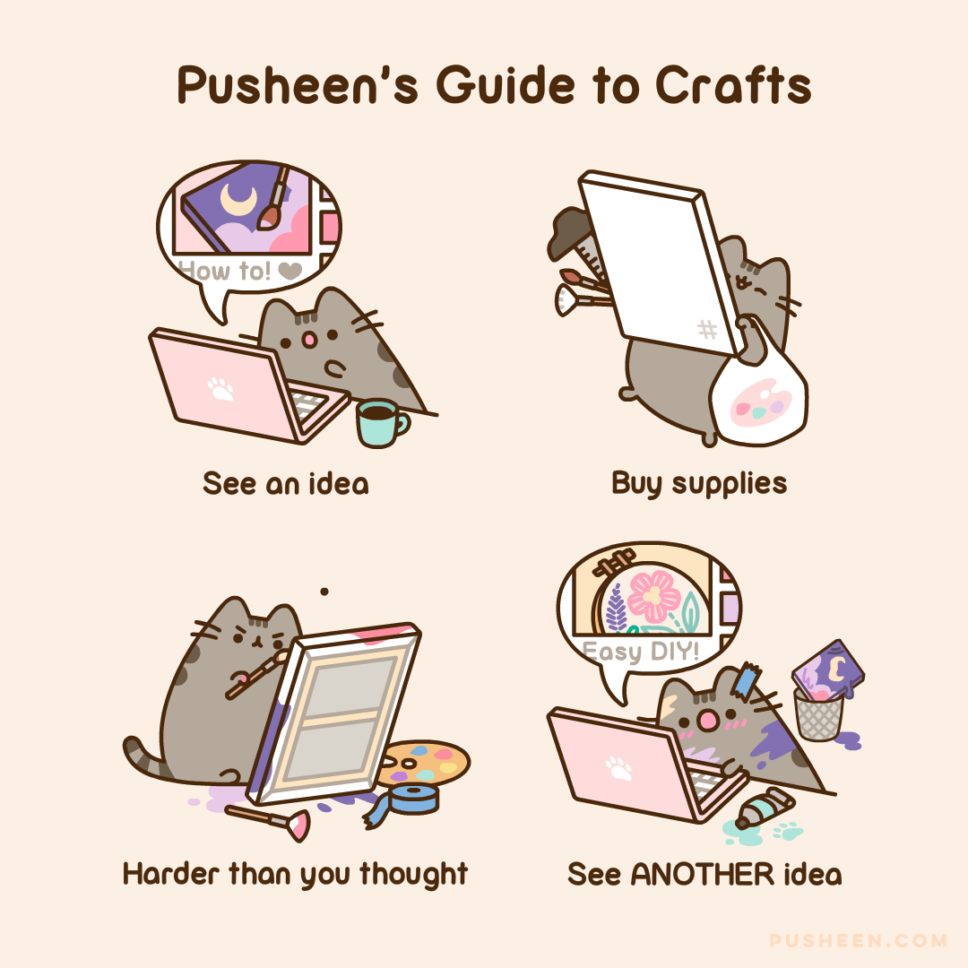 Pusheen's Guide to Crafts