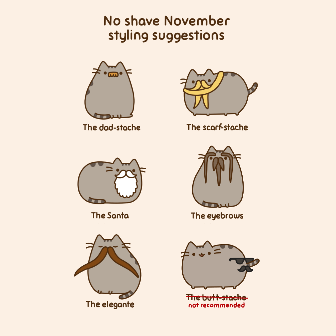 No Shave November Styling Suggestions