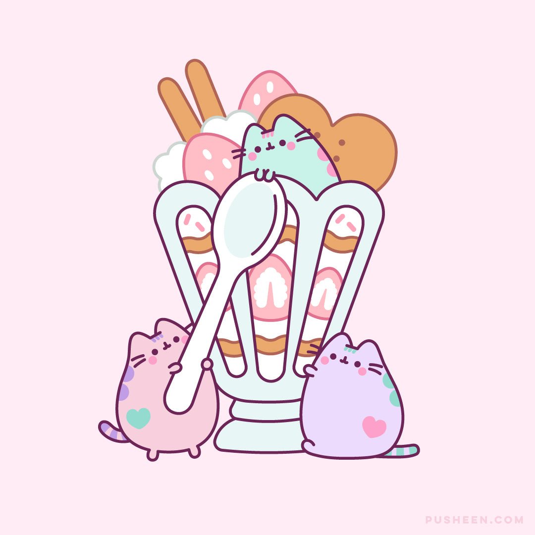 Pastel Pusheen Valentine's Day