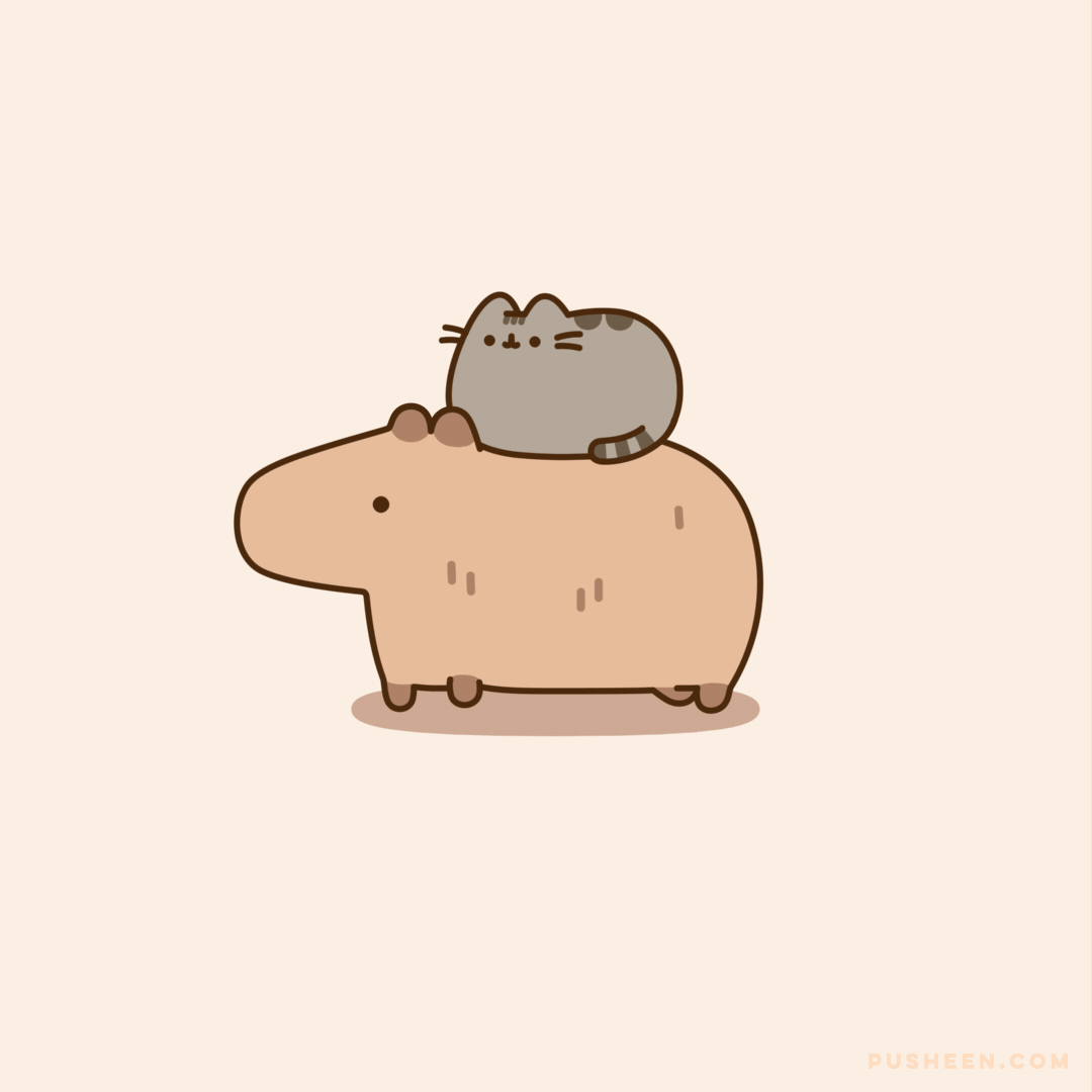 Pusheen and Capybara Walk