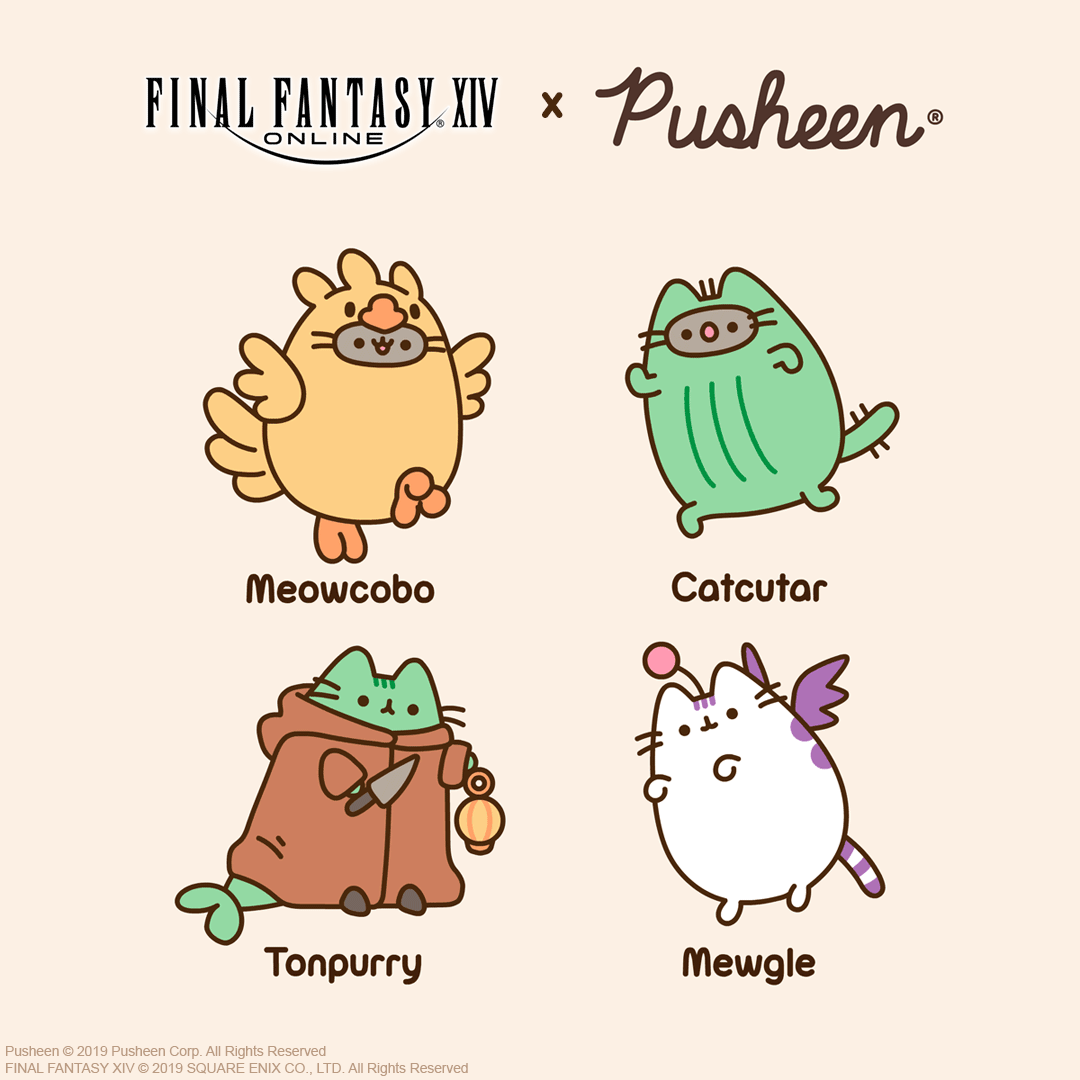 Final Fantasy XIV x Pusheen: Final Fantasheen