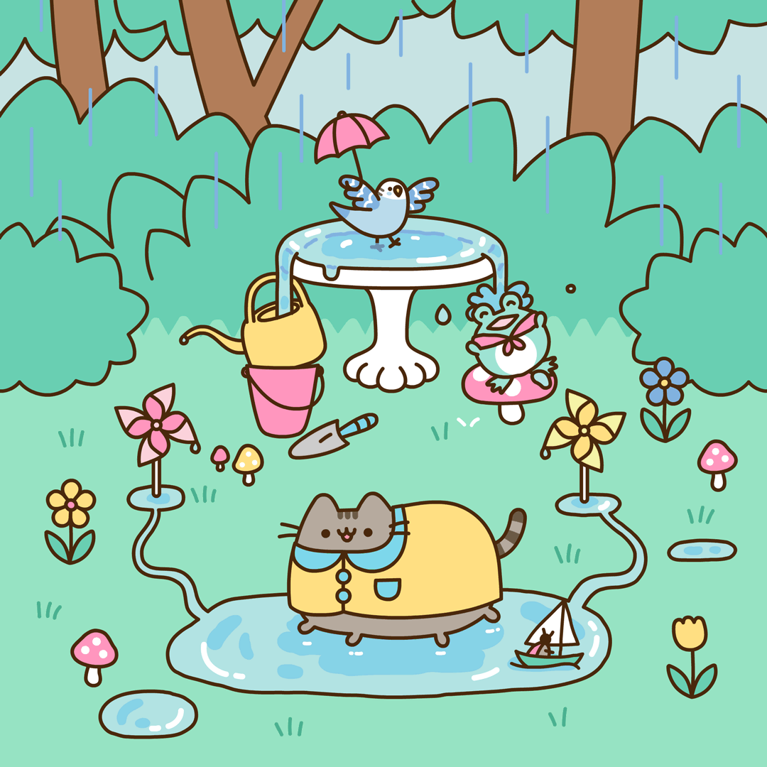 Raincoat Pusheen