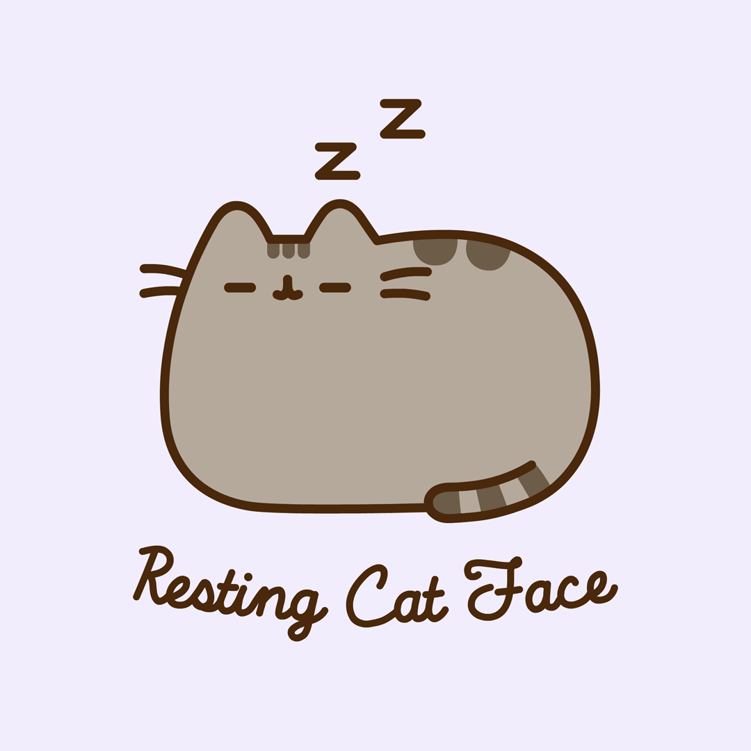 Resting Cat Face
