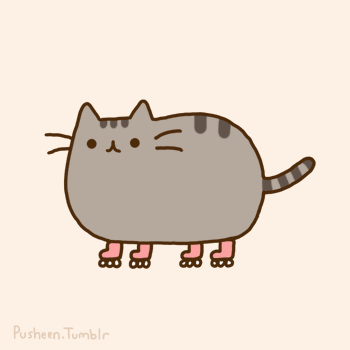 Rollerskate Pusheen