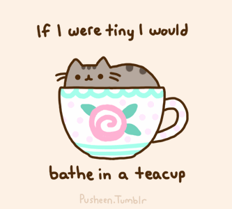 If I Were Tiny I Would Bathe in a Tea Cup