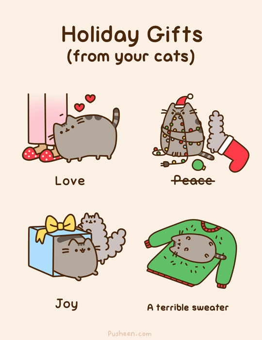 Holiday Gifts (From Your Cats)
