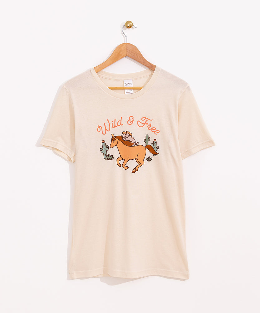 Cowboy Pusheen Wild & Free Tee – Pusheen Shop