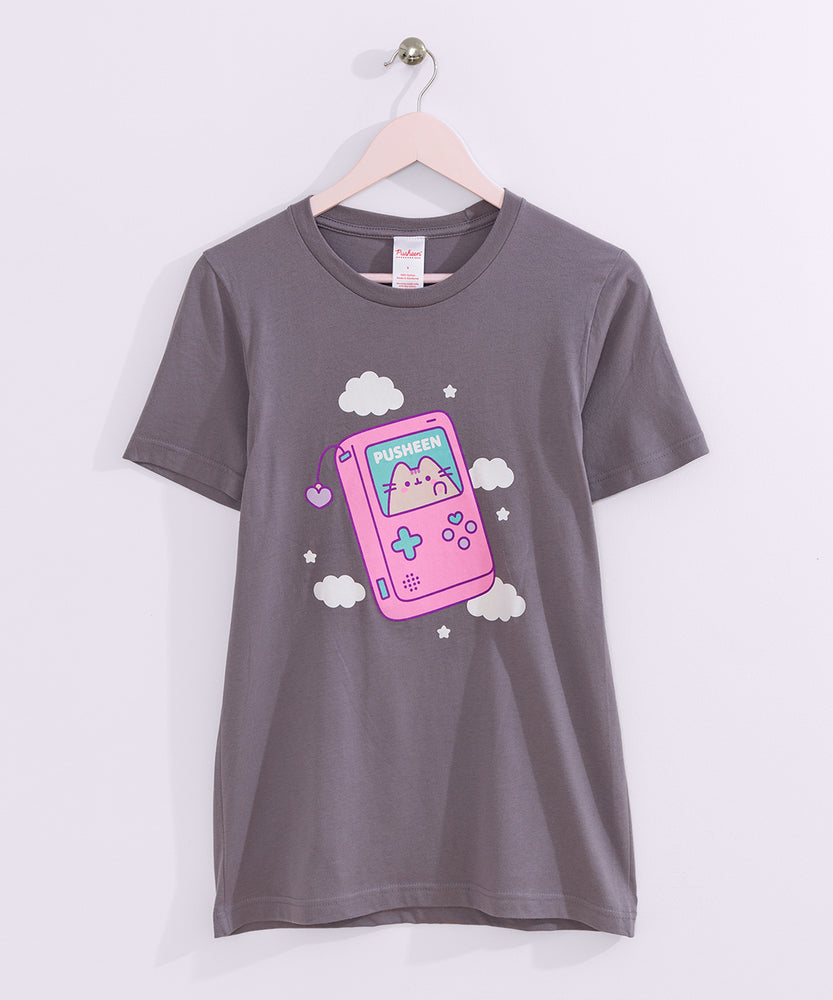 Gamer Pusheen Retro Handheld Tee