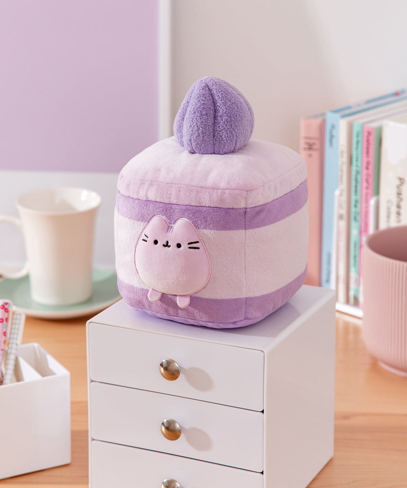 Pusheen Sweets Lavender Spongecake Squisheen Plush Pusheen Shop pusheen-sweets-lavender-spongecake-squisheen-plush-pusheen-shop