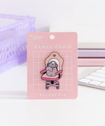 Pusheen Gamer Chair Deluxe Pin