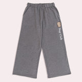Front view of the Loungewear pants. Going down the wearer's left side is the phrase "Nap Club" with a sleeping Pusheen graphic. The joggers feature a stretch waistband and side pockets.