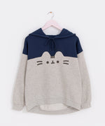 Pusheen Navy Relaxed-Fit Character Hoodie