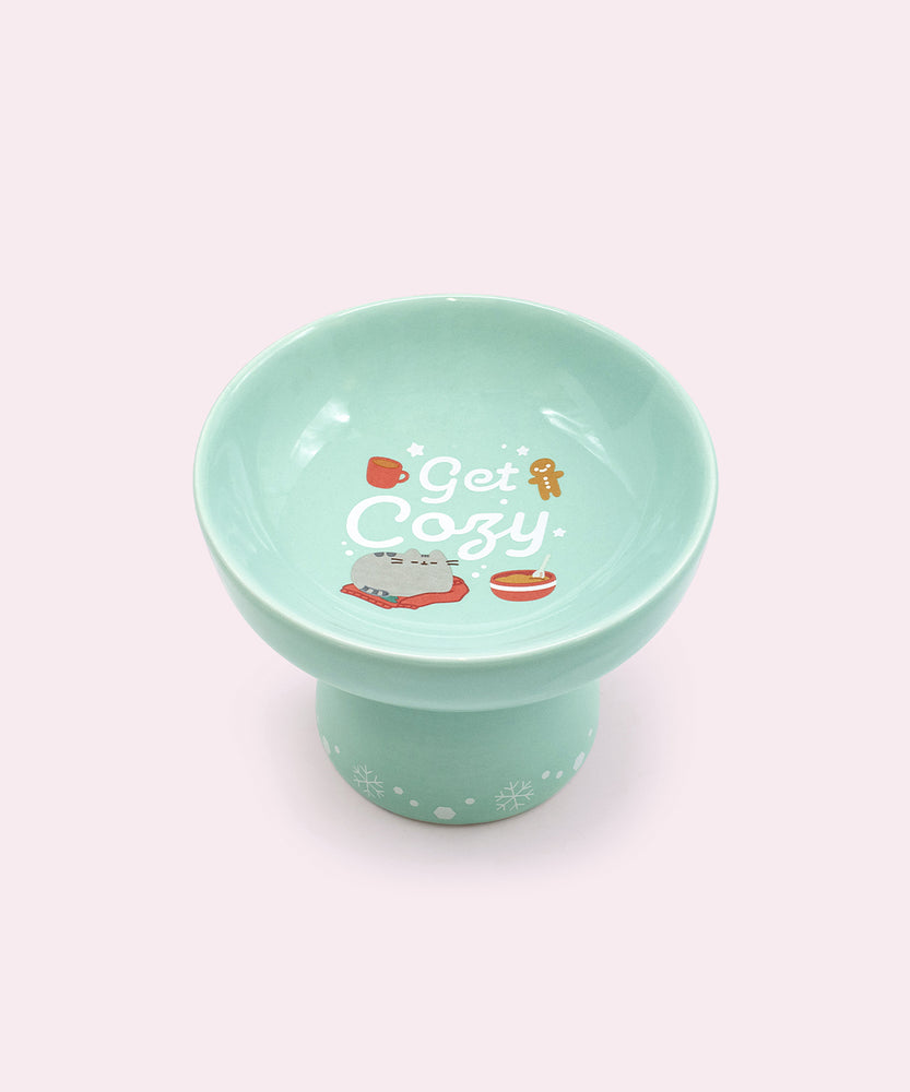 Pusheen Pet Holiday Pedestal Bowl
