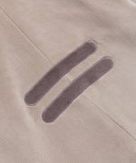 Close-up of two gray stripes that are on the back of the Pusheen Toe Beans Kigurumi.