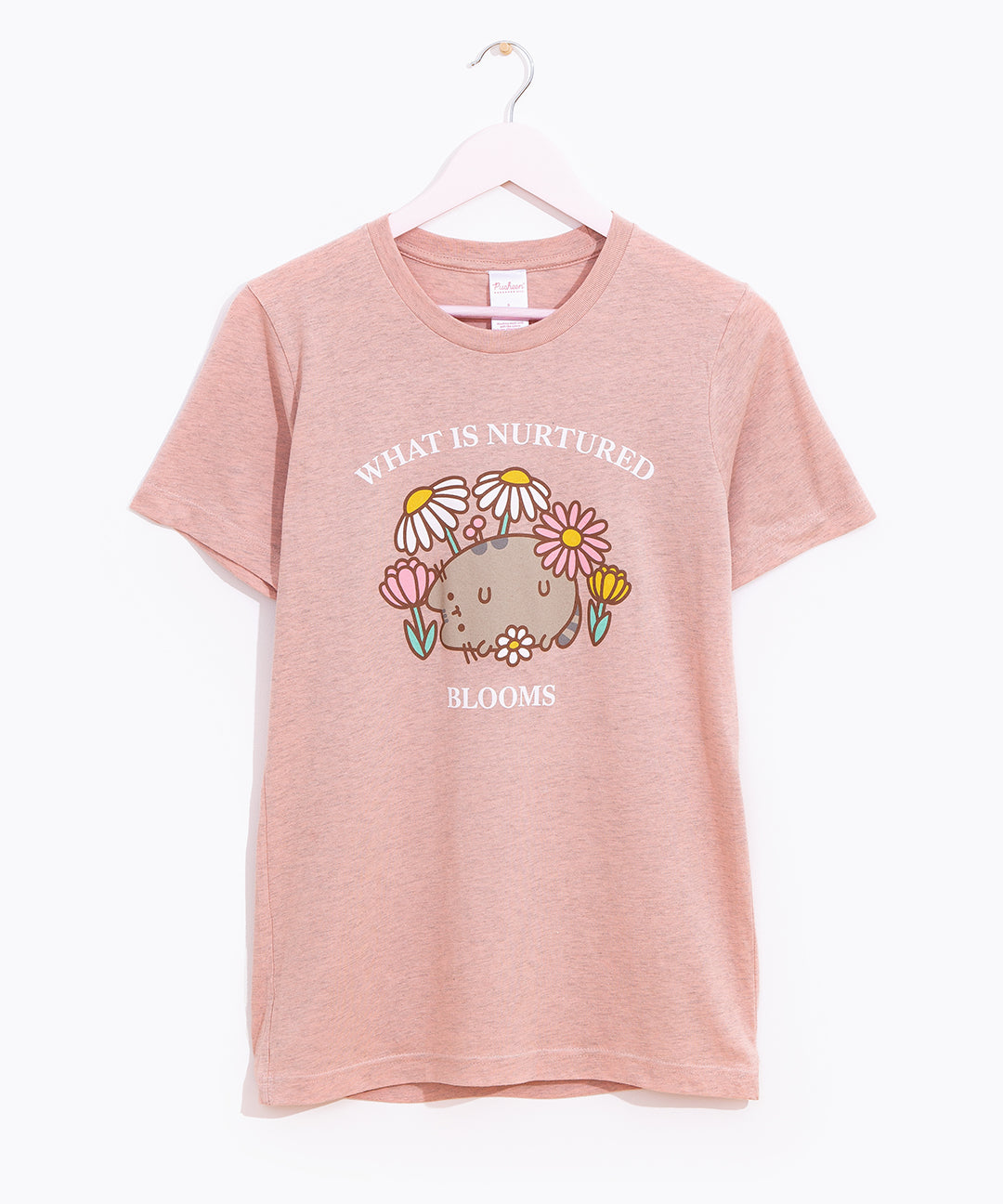 Pusheen Blooms Unisex Tee Pusheen Shop pusheen-blooms-unisex-tee-pusheen-shop