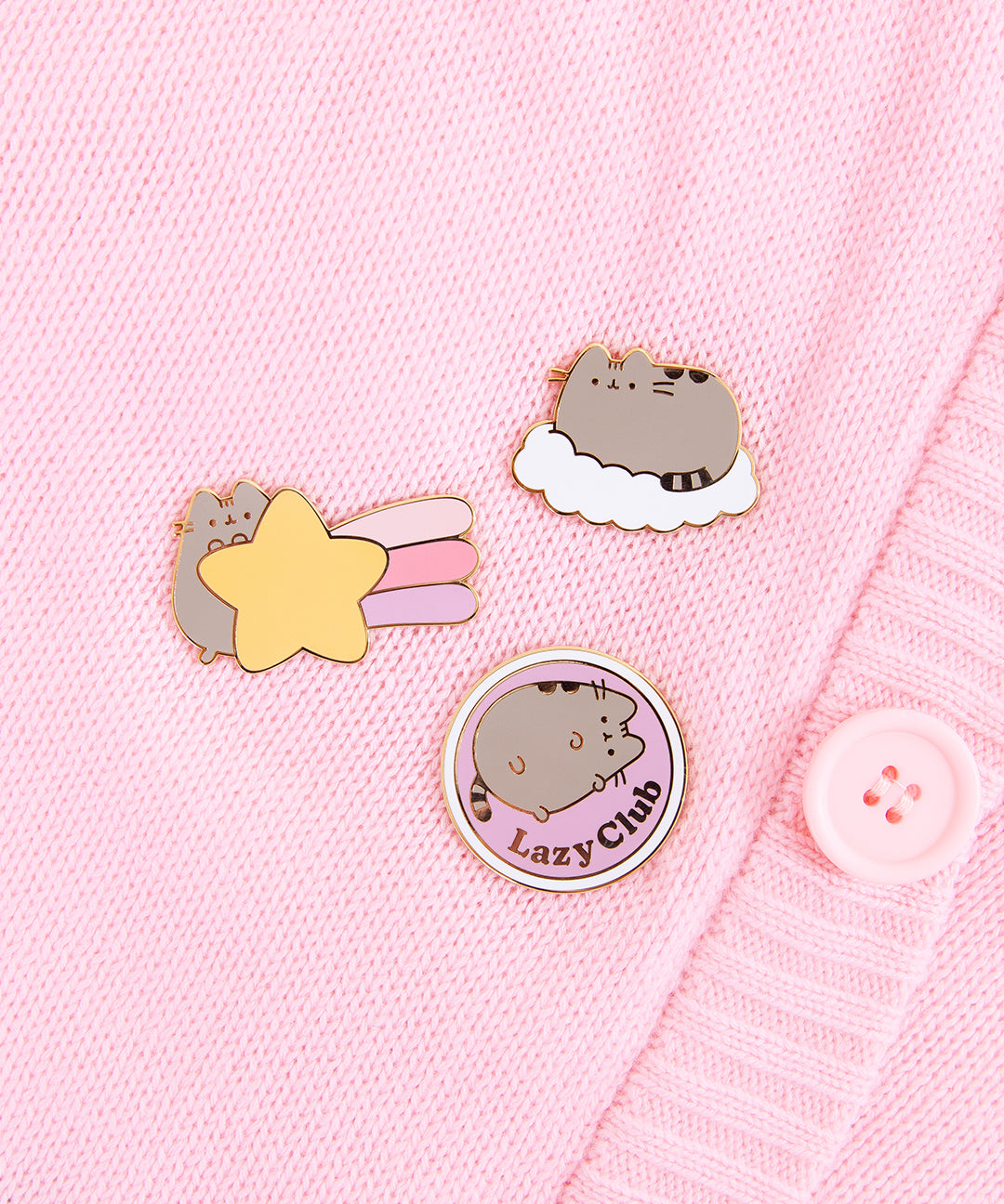 Pink Aesthetic Button Pins -  New Zealand