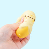 Model squishy the banana Fruits Surprise Squishy. The water-filled squishy has a soft and squeezable texture.