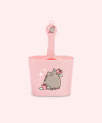 Pusheen Pet Litter Scoop and Mat Set in it's pink packaging sleeve.