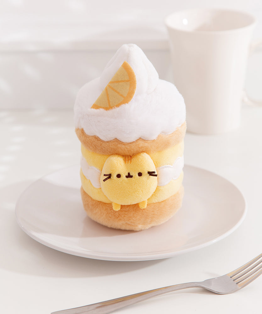 Pusheen Sweets Lemon Cake Plush 2-pc Environment