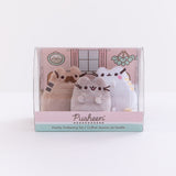 Front view of the Family Gathering Plush Collector Set in front of a white background.