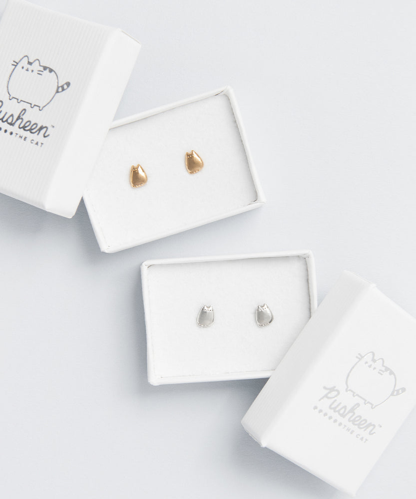 Herkimer Diamond Solitaire Stud Earrings Gold Plated – rockflowerpaper LLC