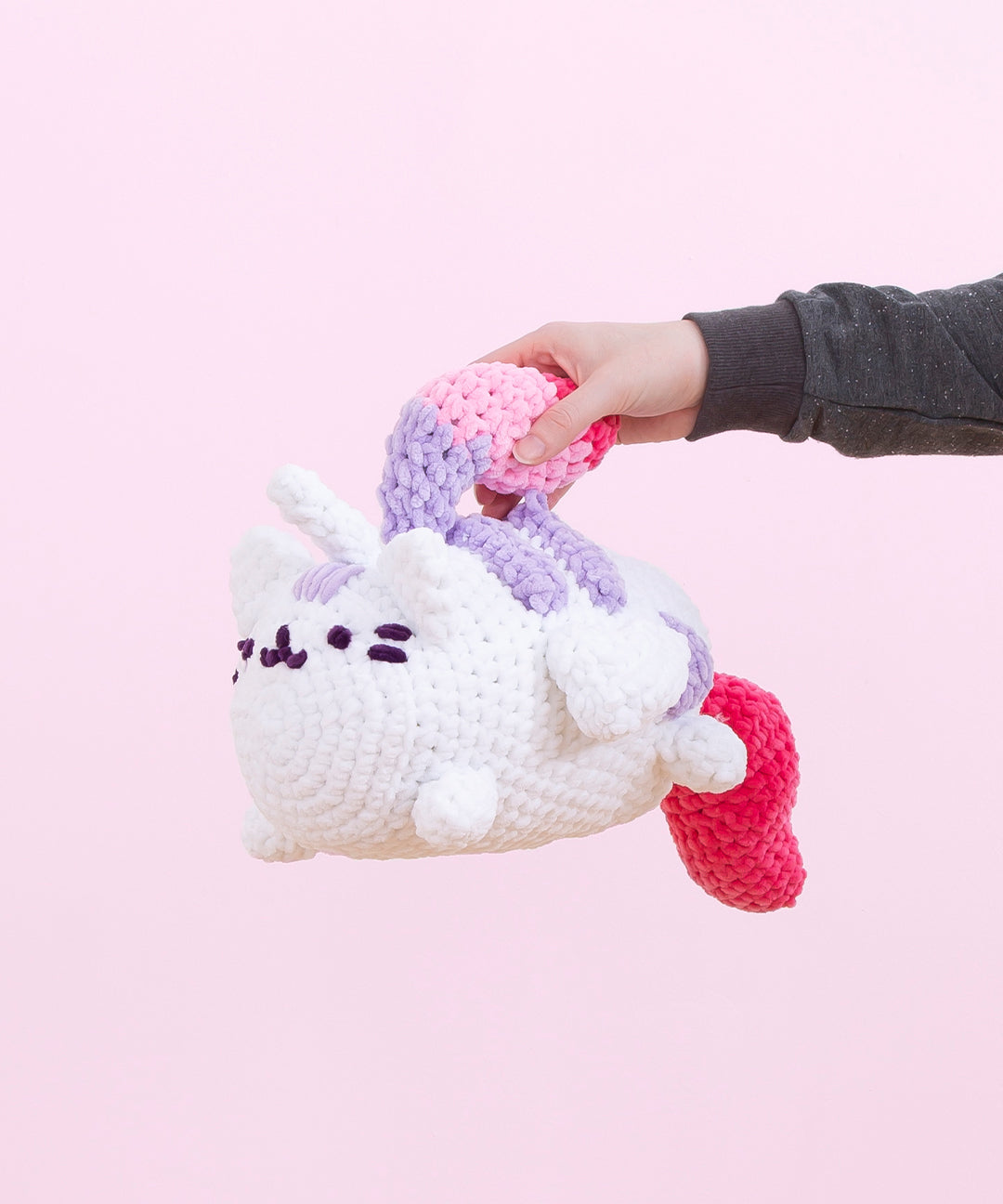 Cat Crochet Kit for Adults, Beginner Crochet Kit, Animal Amigurumi DIY Cat  Craft Kit 
